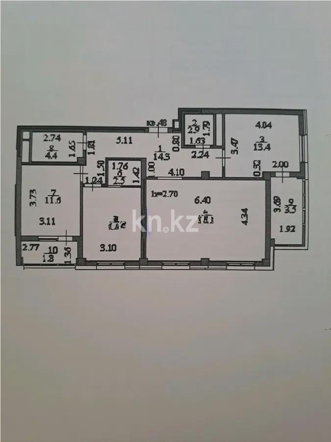 Продажа 3-комнатной квартиры, 94.2 м², пр. Аль-Фараби, дом  34/3 в Астане - фото 6