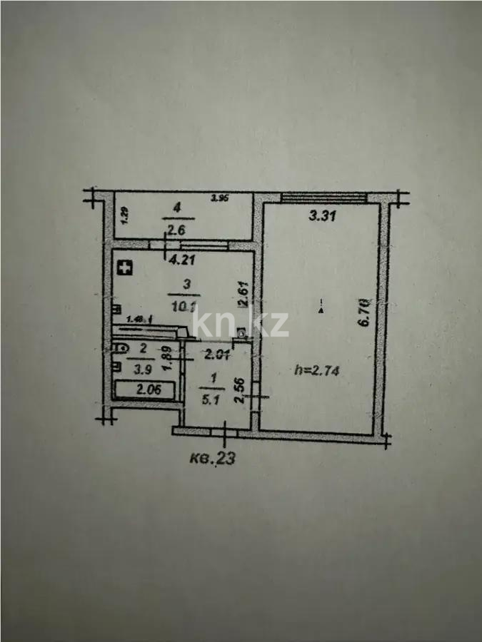 Продажа 1-комнатной квартиры, 45 м² в Алматы - фото 4