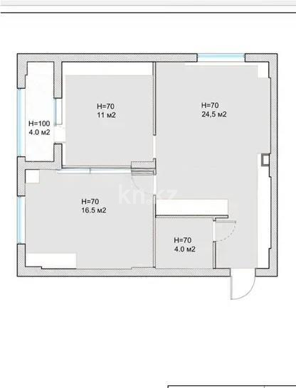 Продажа 3-комнатной квартиры, 66.5 м² в Астане