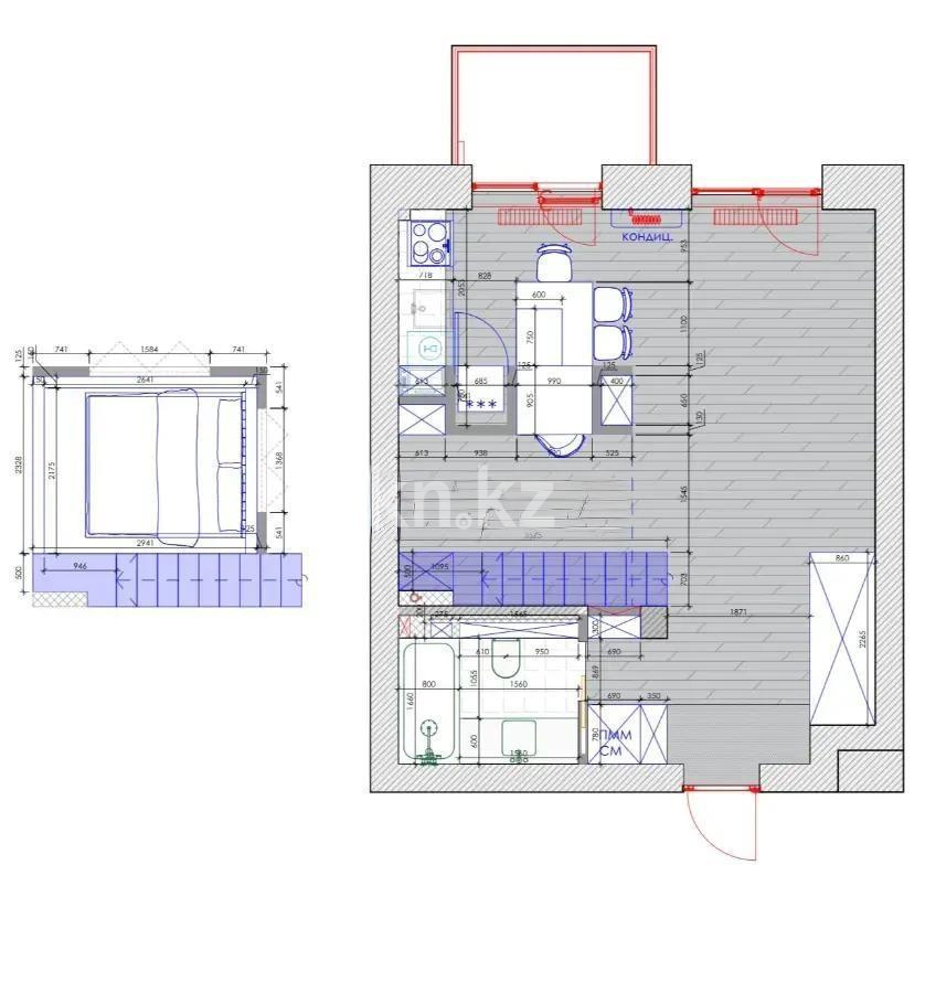 Продажа 1-комнатной квартиры, 45 м² в Алматы - фото 5