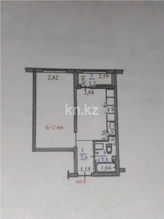 Продажа 1-комнатной квартиры, 34.3 м² в Алматы