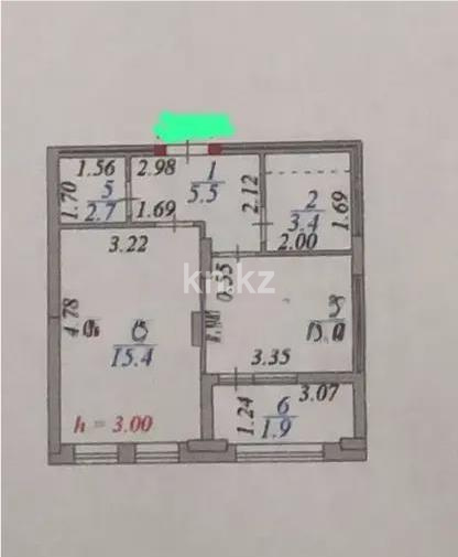 Продажа 1-комнатной квартиры, 38.1 м² в Астане