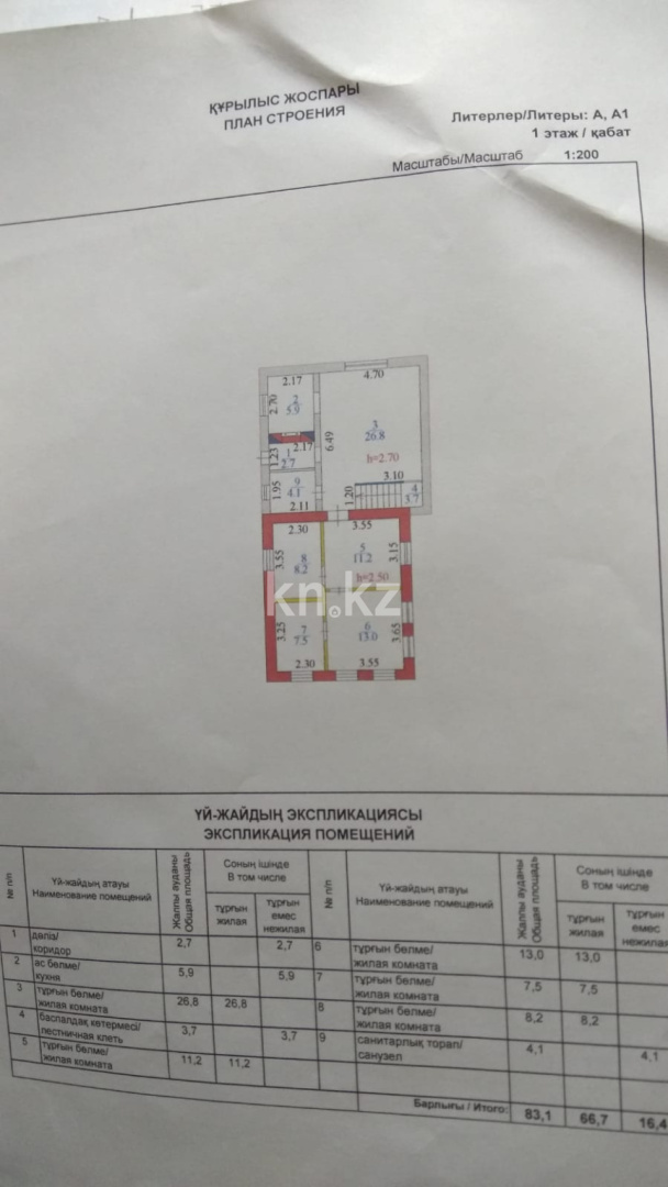 Продажа 9-комнатного дома, 127 м², ул. Тургенева, дом  81 в Караганде - фото 10