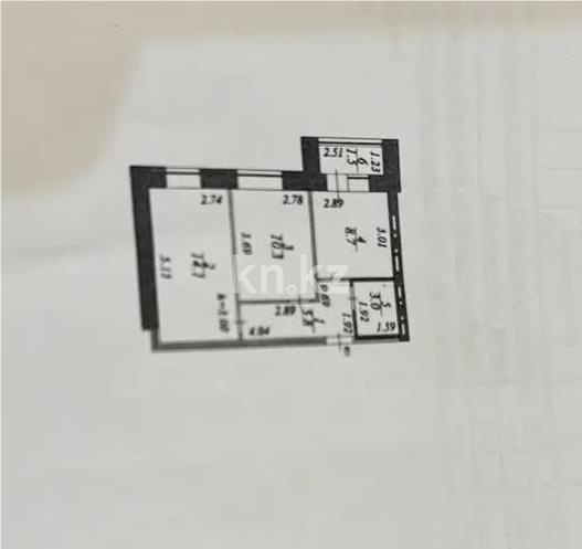 Продажа 2-комнатной квартиры, 43.4 м², ул. Бейбарыс Султан, дом  5/1 в Астане - фото 6