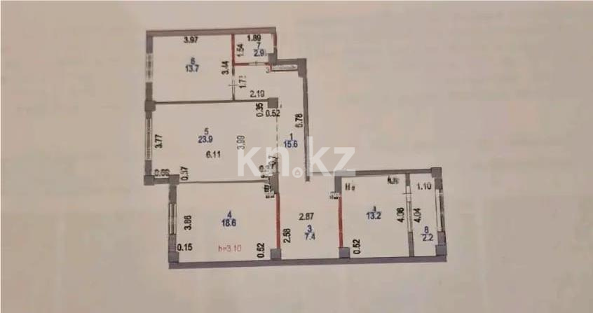 Продажа 3-комнатной квартиры, 97.5 м² в Астане - фото 6