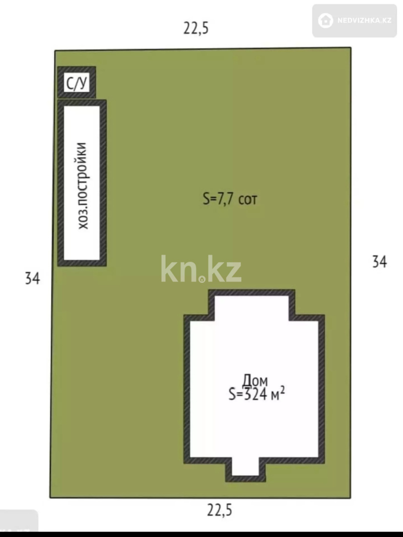 Продажа 6-комнатного дома, 324 м², ул. Маргулан, дом  34 в Шымкенте - фото 4
