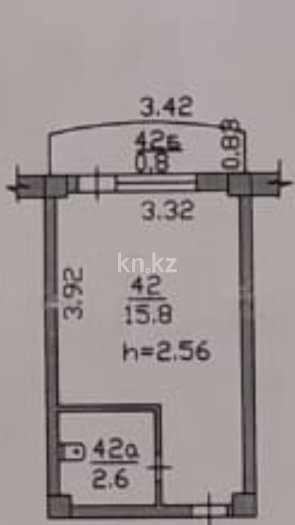 Аренда 1-комнатной квартиры, 21 м², ул. Торайгырова в Алматы - фото 20