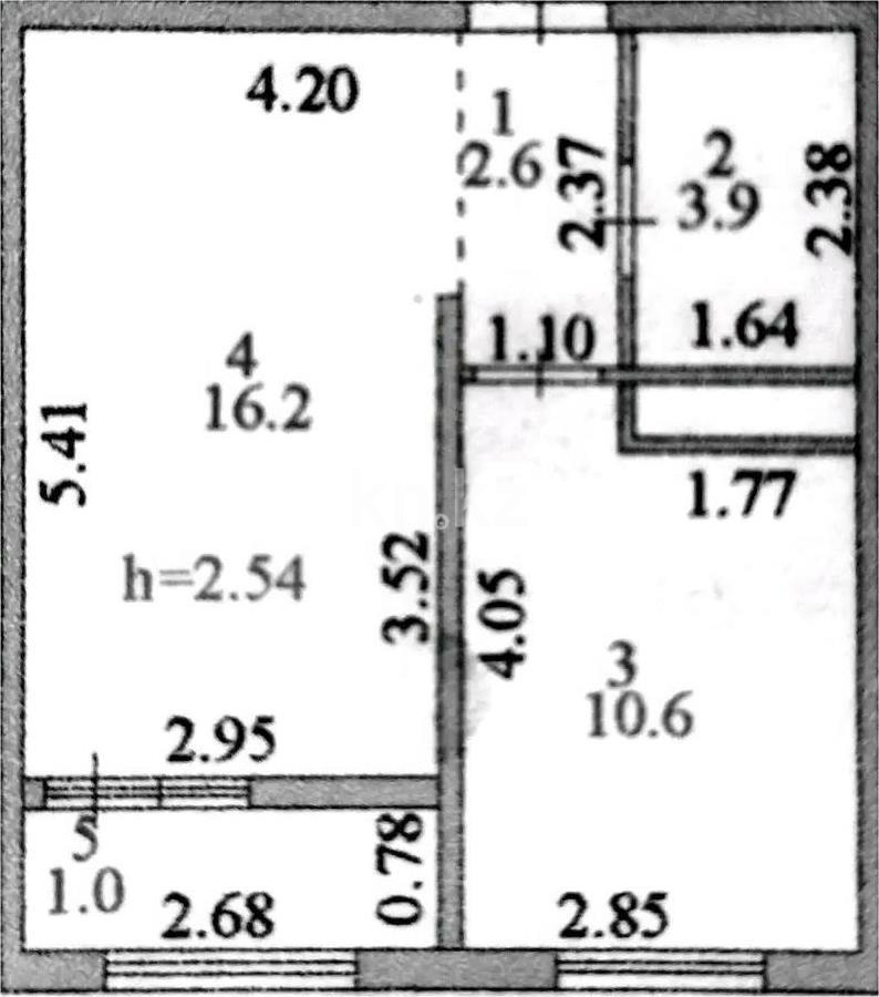 Продажа 1-комнатной квартиры, 35 м² в Астане