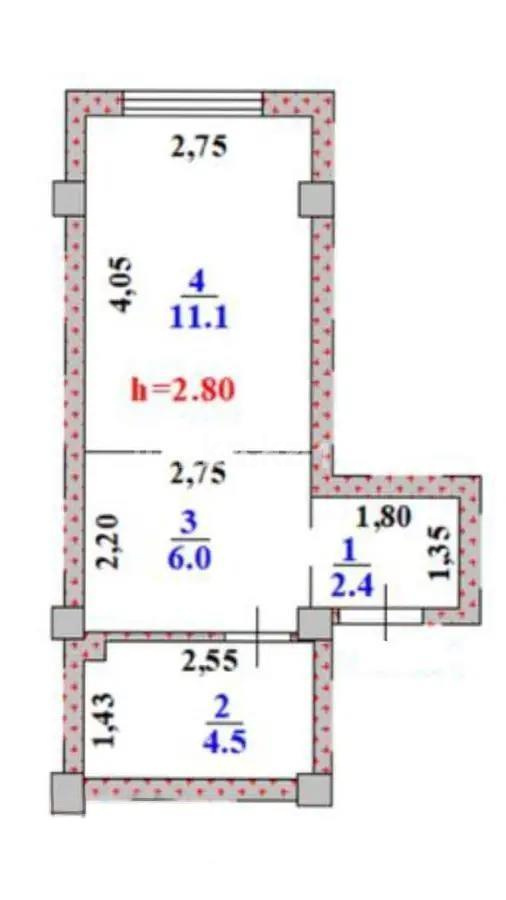Продажа 1-комнатной квартиры, 24 м², ул. Устирт, дом  2936а/1 в Алматы - фото 5