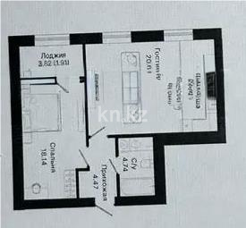Продажа 2-комнатной квартиры, 57.35 м², ул. Панфилова, дом  85 в Астане