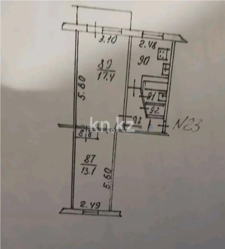 Продажа 2-комнатной квартиры, 44 м², мкр-н Орбита-1, дом  29 в Алматы - фото 6