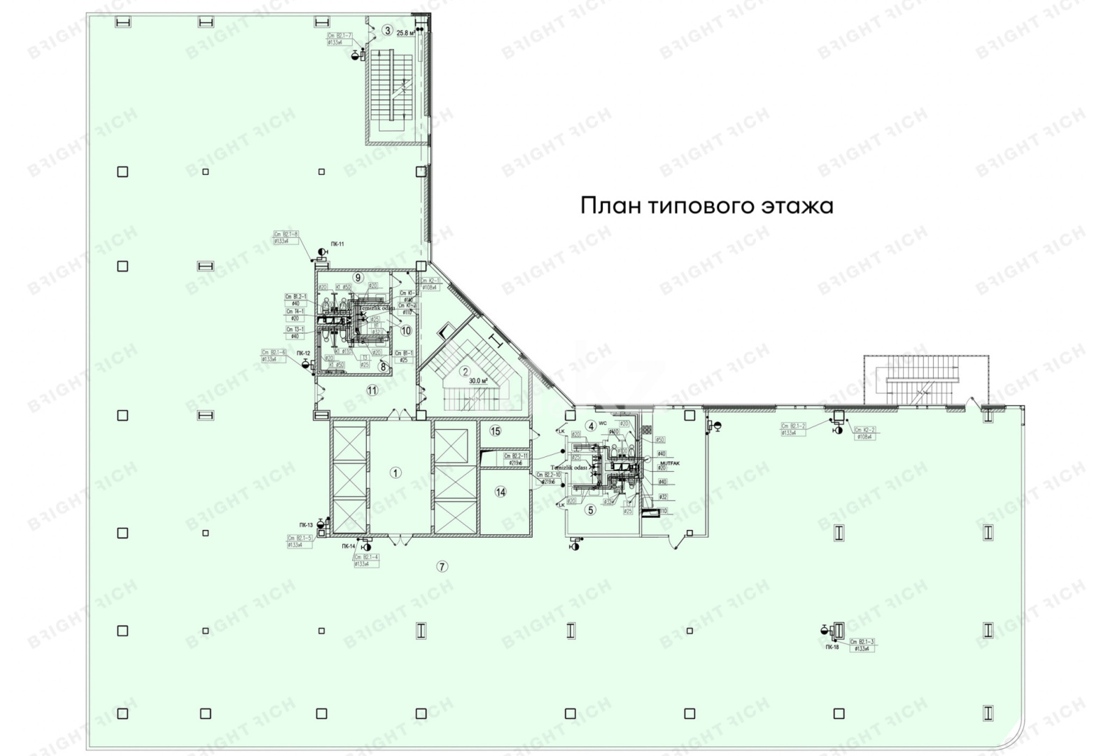 Продажа , 1573.2 м², ул. Наурызбай батыра, дом  17а - ул. Макатаева в Алматы - фото 14