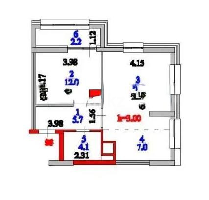 Продажа 2-комнатной квартиры, 50.6 м² в Астане - фото 5