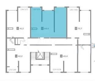 Продажа 2-комнатной квартиры, 73.7 м² в Алматы