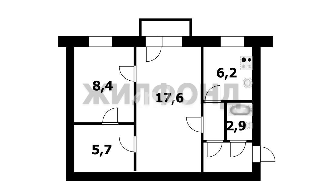 Продажа 2-комнатной квартиры, 45.6 м² в Усть-Каменогорске - фото 15