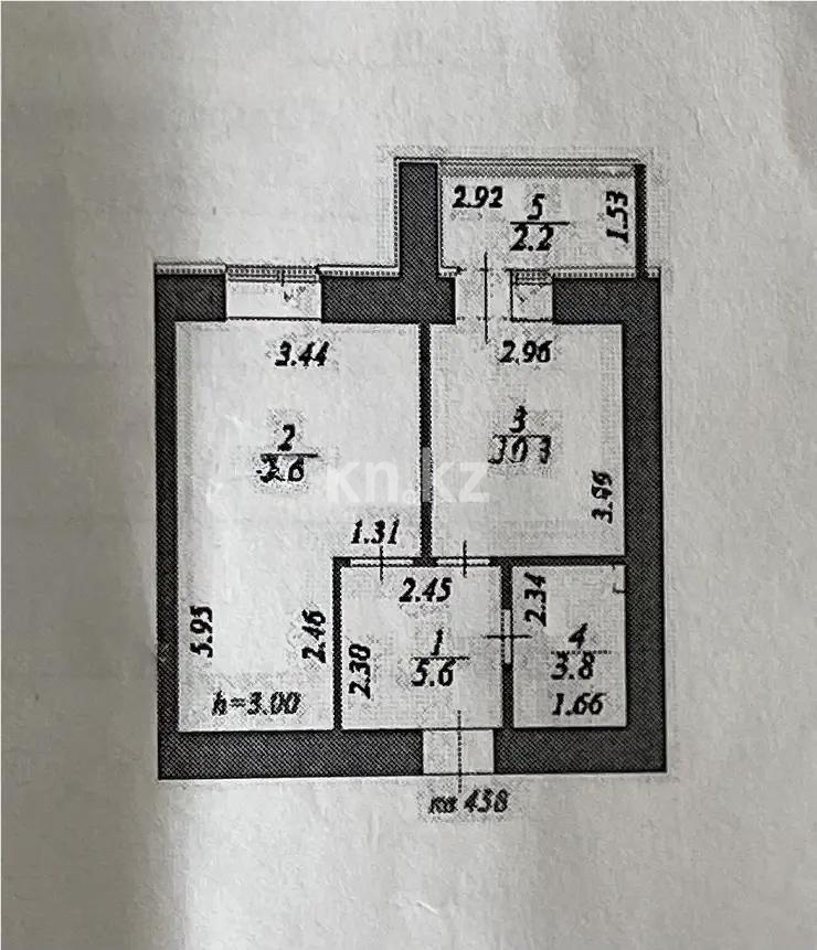 Продажа 1-комнатной квартиры, 39.8 м² в Астане