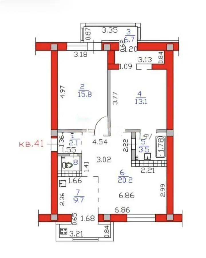 Продажа 3-комнатной квартиры, 71.5 м² в Алматы - фото 6