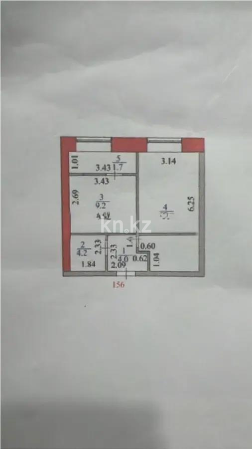 Продажа 1-комнатной квартиры, 38 м², ул. Нажимеденова, дом  28/1 в Астане