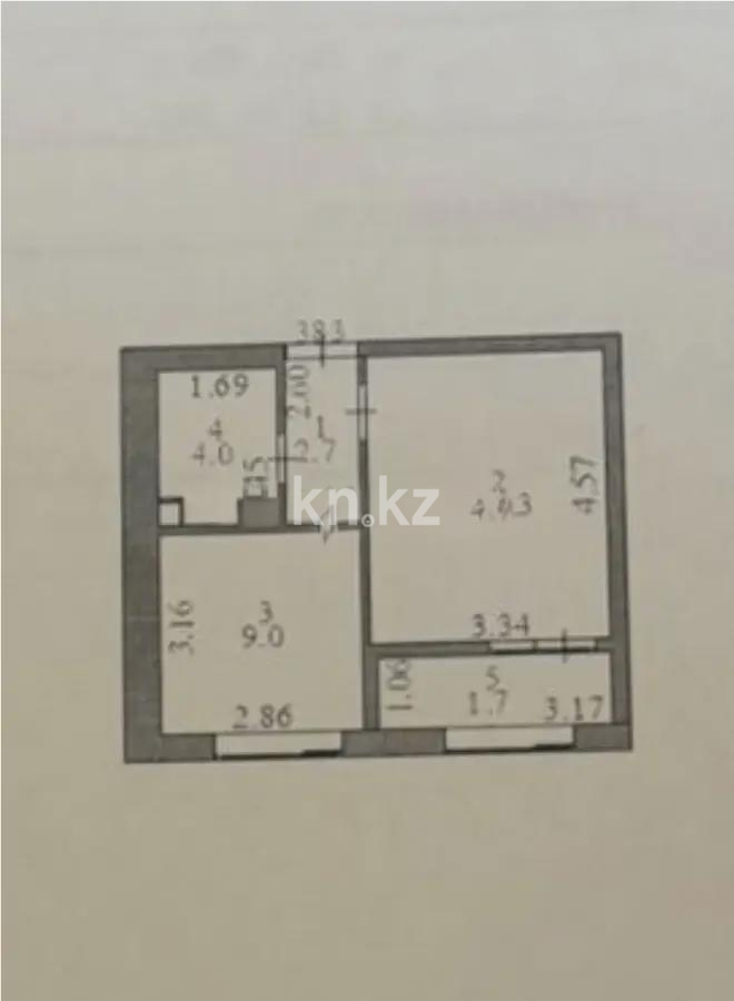 Продажа 1-комнатной квартиры, 35.5 м² в Астане - фото 3