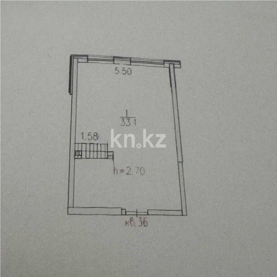 Продажа 1-комнатной квартиры, 33.1 м² в Алматы
