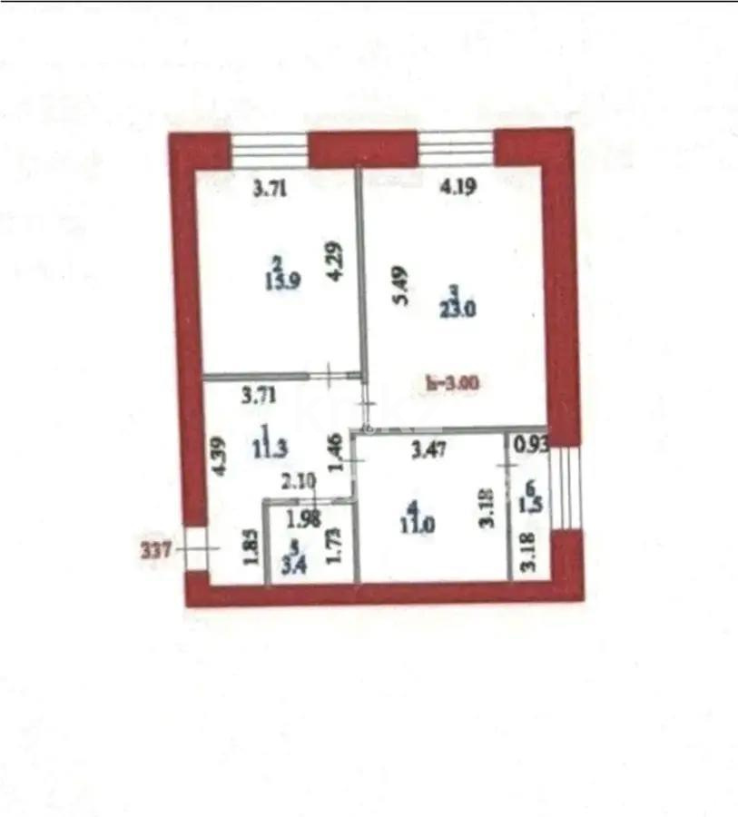 Продажа 2-комнатной квартиры, 67 м² в Астане