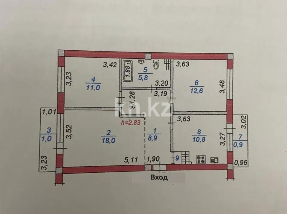 Продажа 3-комнатной квартиры, 70 м² в Алматы