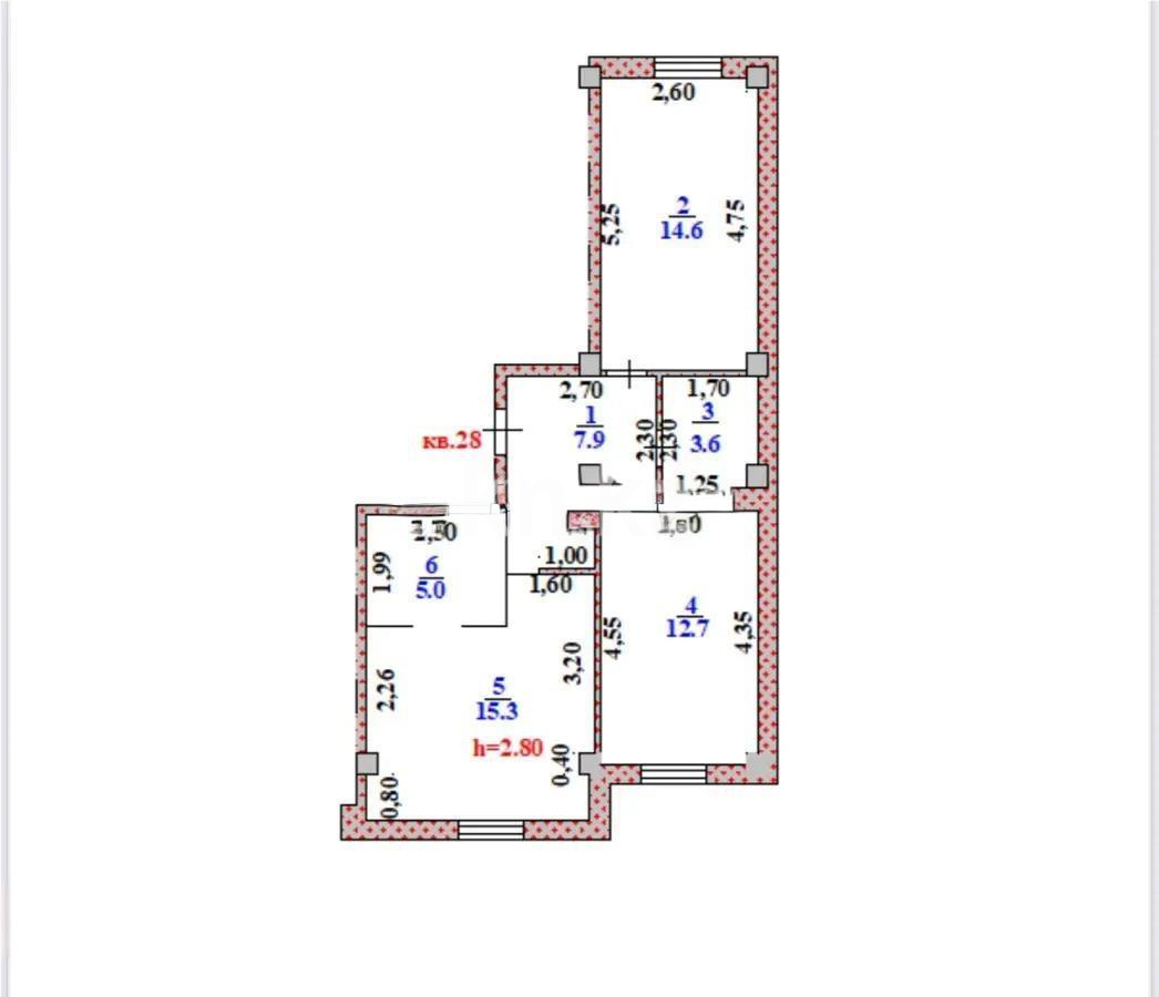 Продажа 3-комнатной квартиры, 59.1 м² в Алматы - фото 5