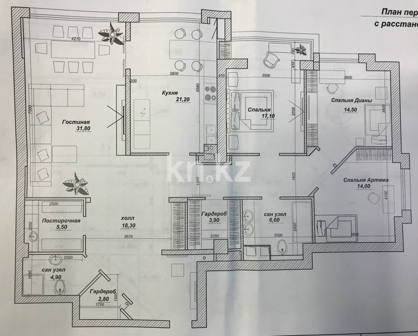 Продажа 4-комнатной квартиры, 159 м², бул. Бухар Жырау, дом  27/5в - ул. Маркова в Алматы - фото 24