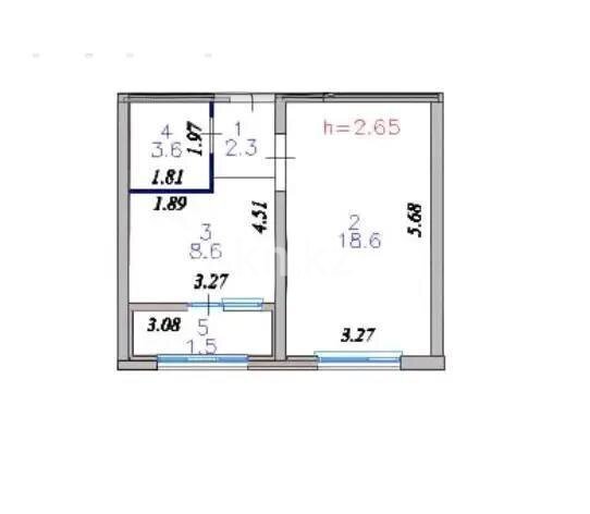 Продажа 1-комнатной квартиры, 34.6 м² в Астане - фото 3