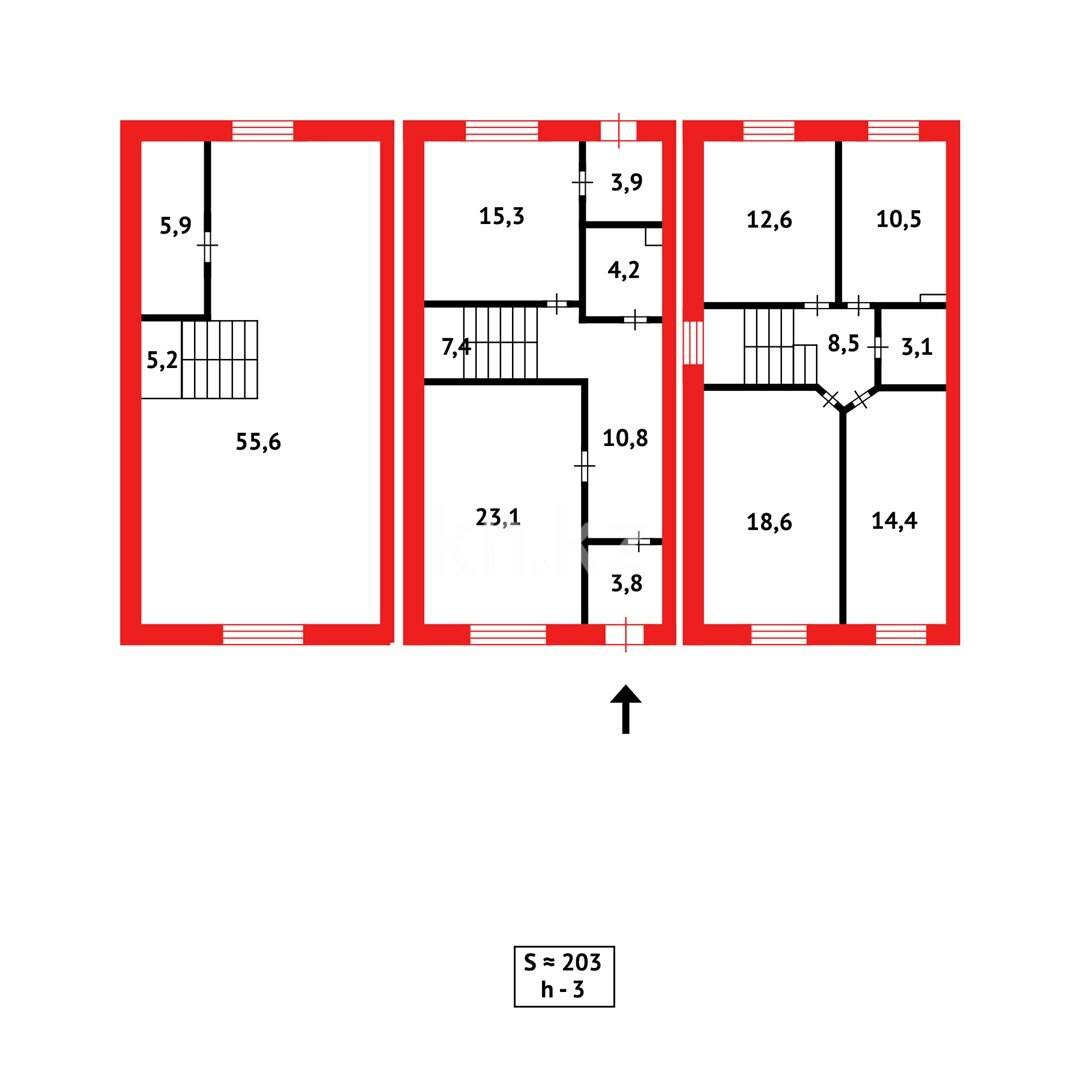 Продажа 5-комнатного дома, 203 м² в Караганде - фото 17