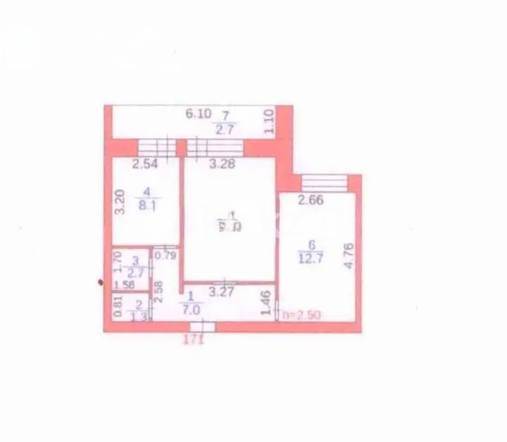 Продажа 2-комнатной квартиры, 48 м², ул. Карбышева, дом  15/2 в Караганде - фото 7