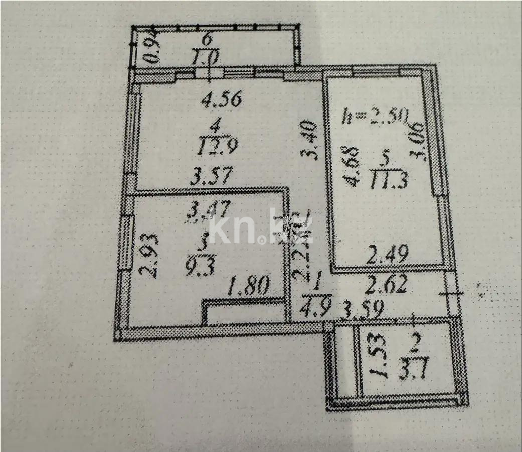 Продажа 2-комнатной квартиры, 42.5 м², ул. Тулебаева в Астане - фото 6