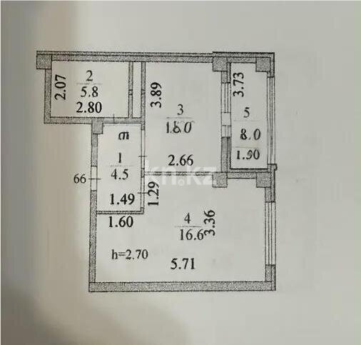 Продажа 1-комнатной квартиры, 40 м² в Астане - фото 4
