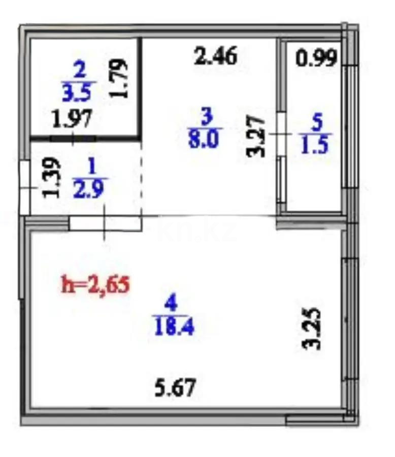 Продажа 1-комнатной квартиры, 35 м² в Астане - фото 5