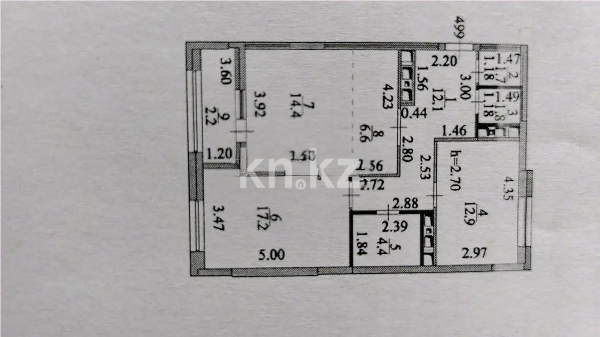 Продажа 3-комнатной квартиры, 73.3 м², ул. Туркестан, дом  4б стр в Астане - фото 4