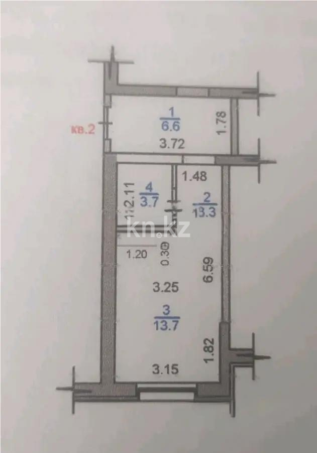 Продажа 1-комнатной квартиры, 27 м² в Алматы