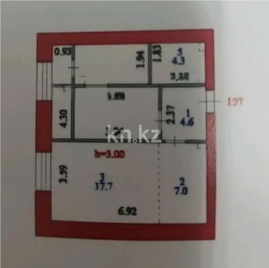 Продажа 2-комнатной квартиры, 51 м² в Астане