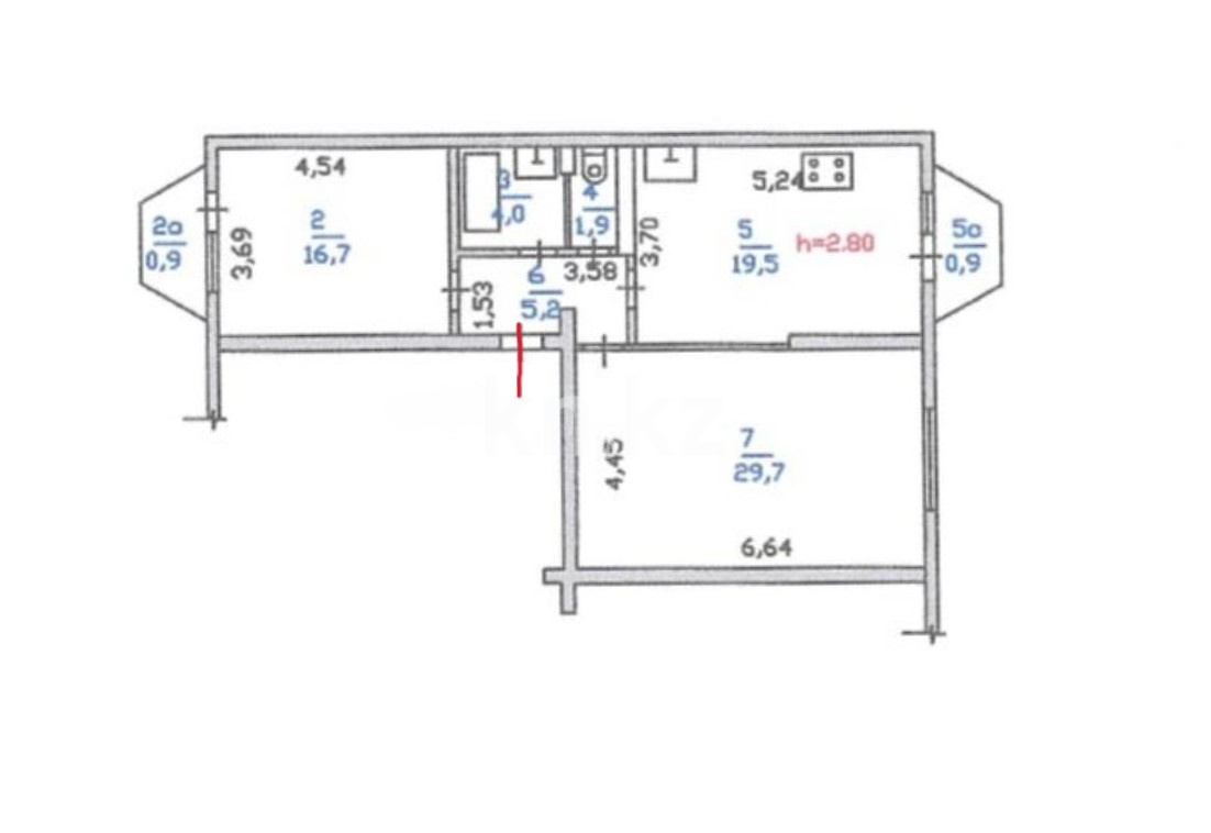 Продажа 2-комнатной квартиры, 78 м², ул. Радостовца в Алматы - фото 16