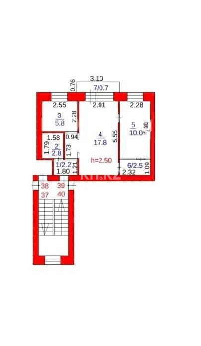 Продажа 2-комнатной квартиры, 41 м² в Караганде - фото 6
