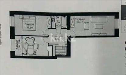 Продажа 2-комнатной квартиры, 62 м², пр. Тауелсыздык, дом  25/2 в Астане