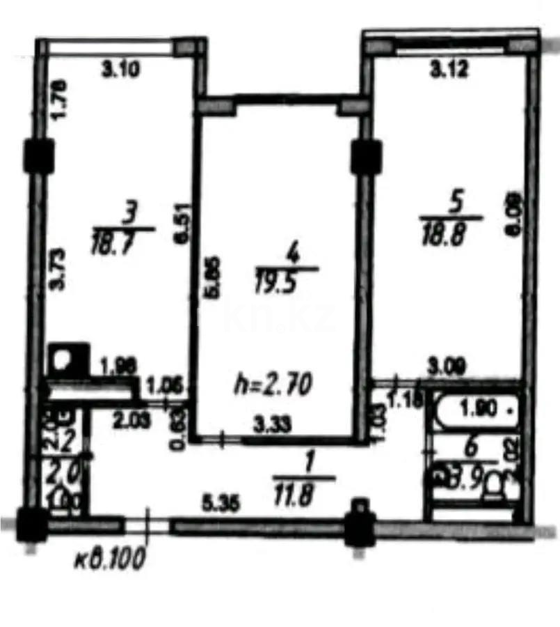 Продажа 3-комнатной квартиры, 75 м² в Алматы - фото 6