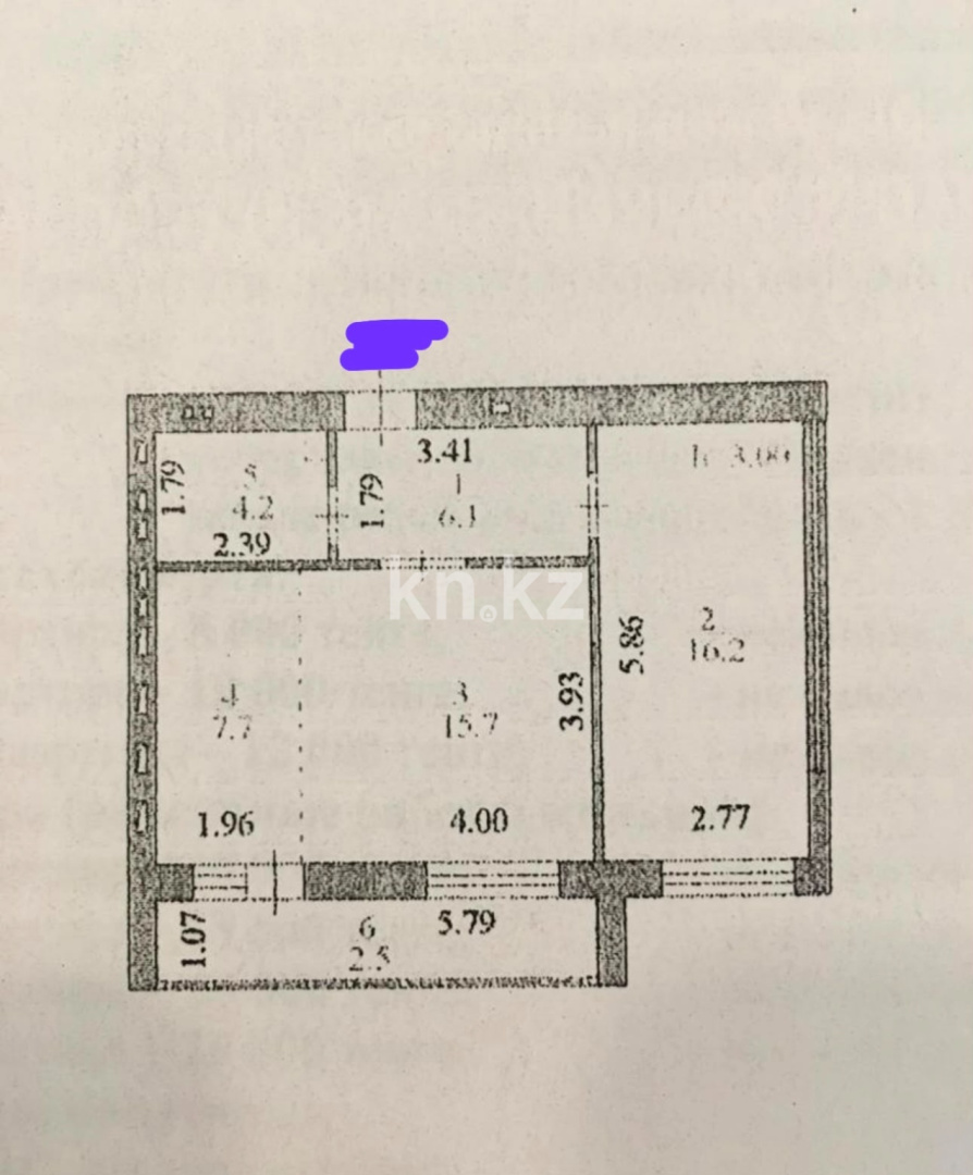 Продажа 2-комнатной квартиры, 53 м² в Астане