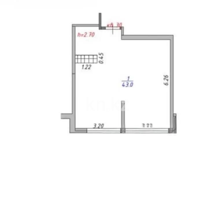 Продажа 1-комнатной квартиры, 43 м² в Алматы