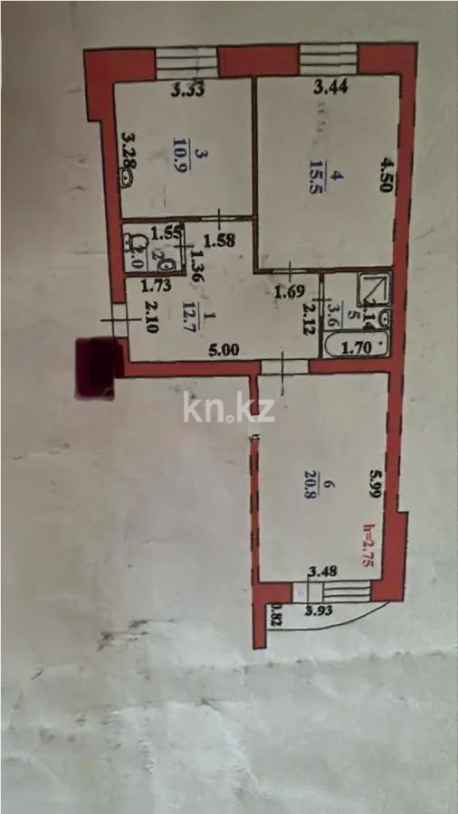 Продажа 2-комнатной квартиры, 65.5 м² в Астане - фото 5