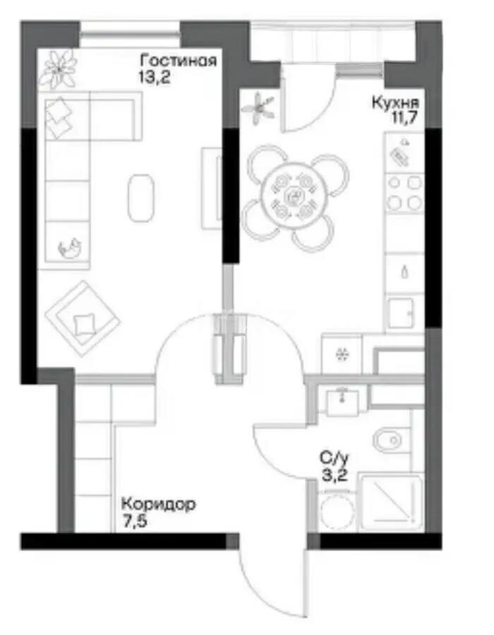 Продажа 1-комнатной квартиры, 37 м² в Алматы