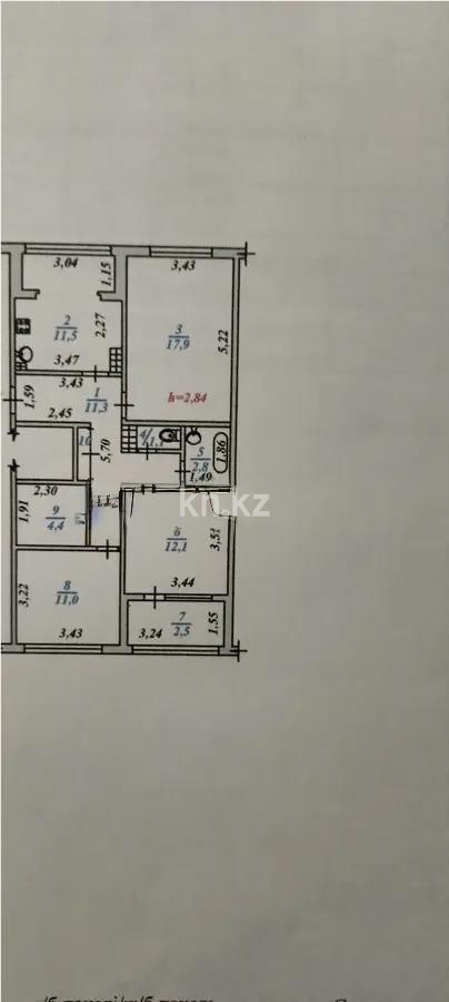 Продажа 3-комнатной квартиры, 78 м², мкр-н Тастак-2, дом  9а в Алматы - фото 6