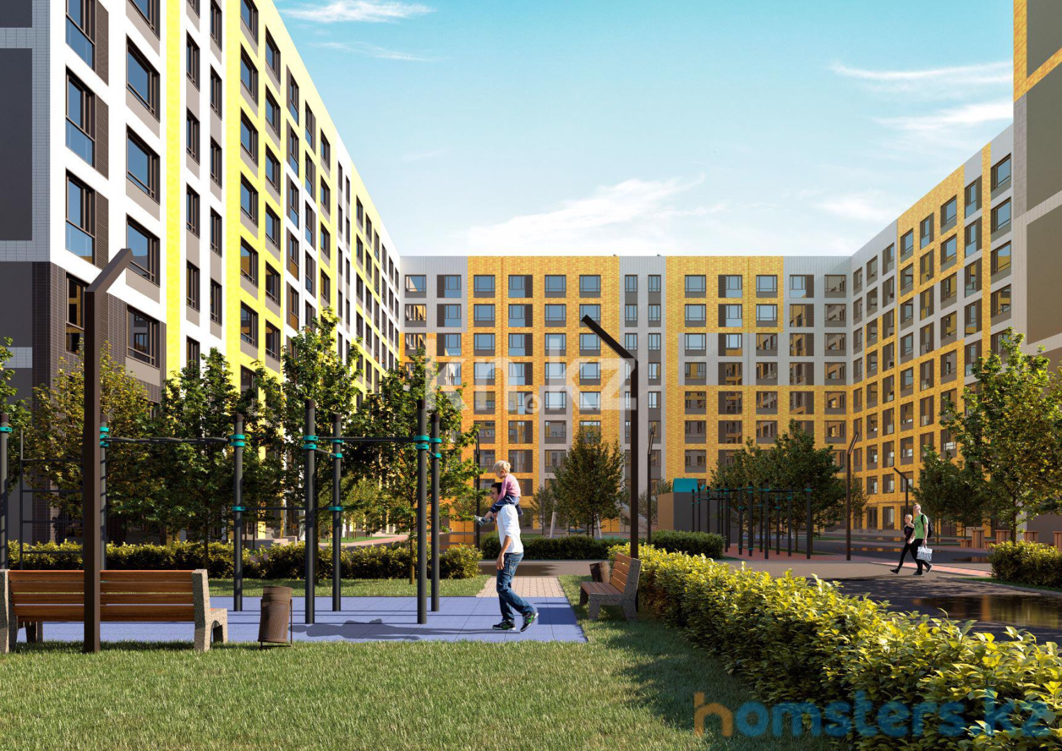 Продажа 3-комнатной квартиры, 87 м², ул. Нурмагамбетова, дом  25/1 - ул. Нажимеденова в Астане - фото 19