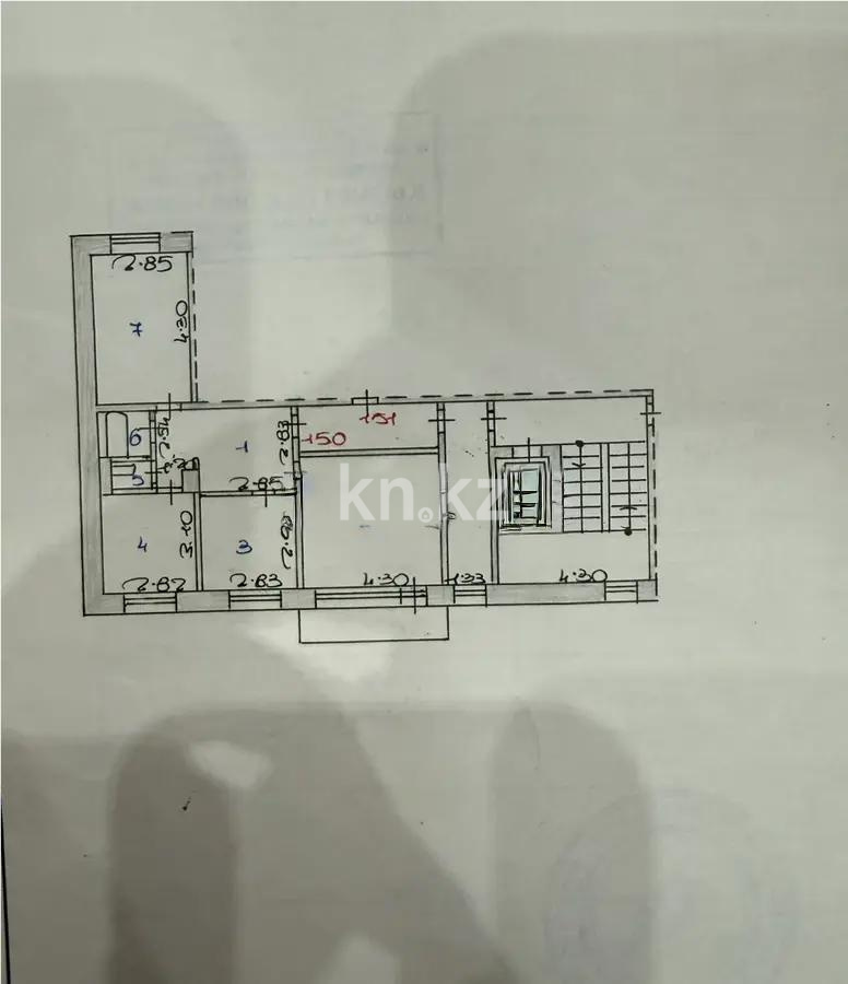 Продажа 3-комнатной квартиры, 61 м², мкр-н Степной-3, дом  8 в Караганде - фото 8