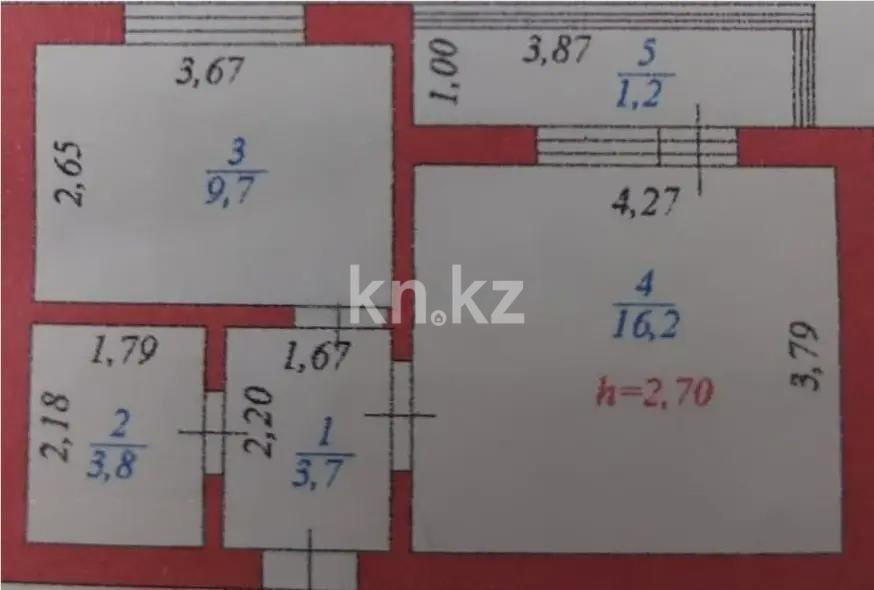 Продажа 1-комнатной квартиры, 34.6 м² в Астане - фото 5