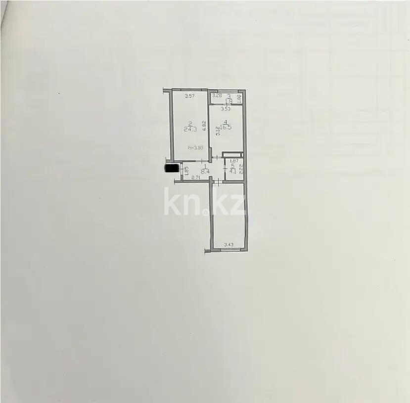 Продажа 2-комнатной квартиры, 78 м² в Алматы